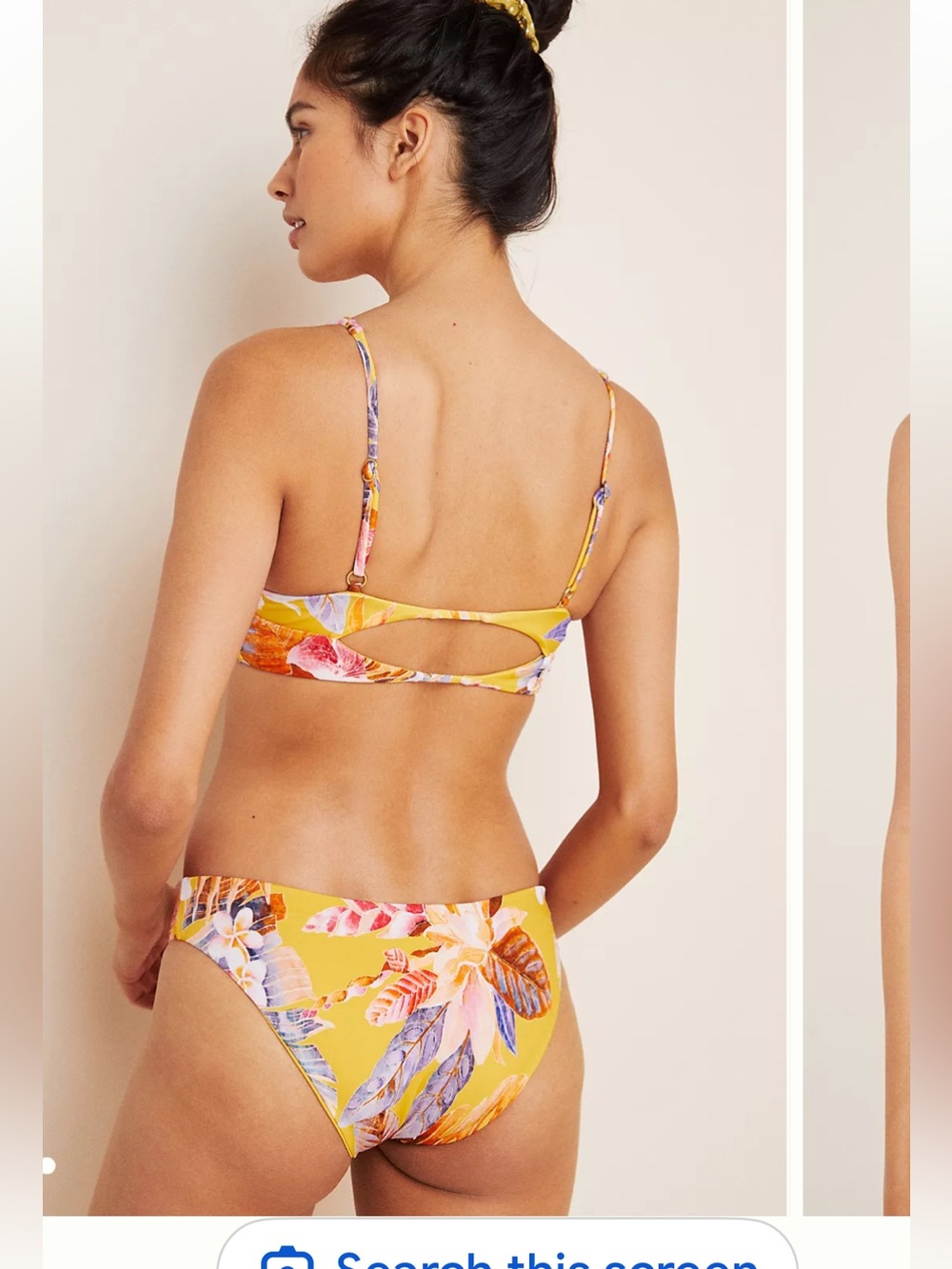 l*space Yellow Tropical Print Bikini Set - Picture 2 of 7